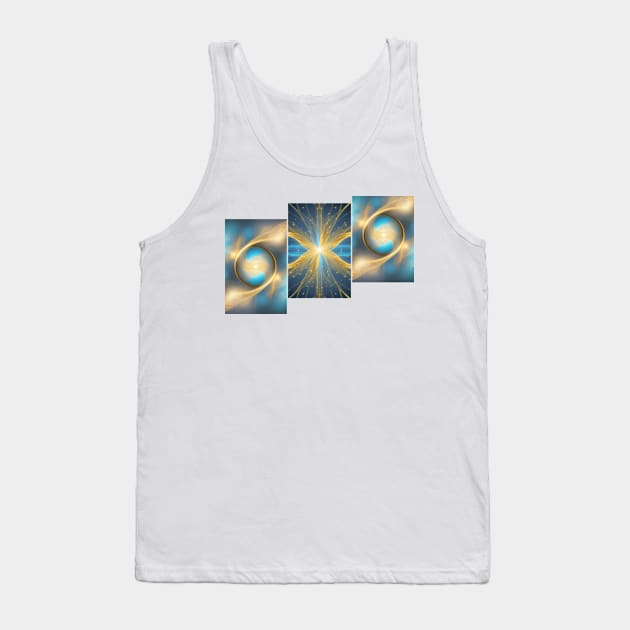 Quantum Physics Collage Tank Top by Quixotic Oasis